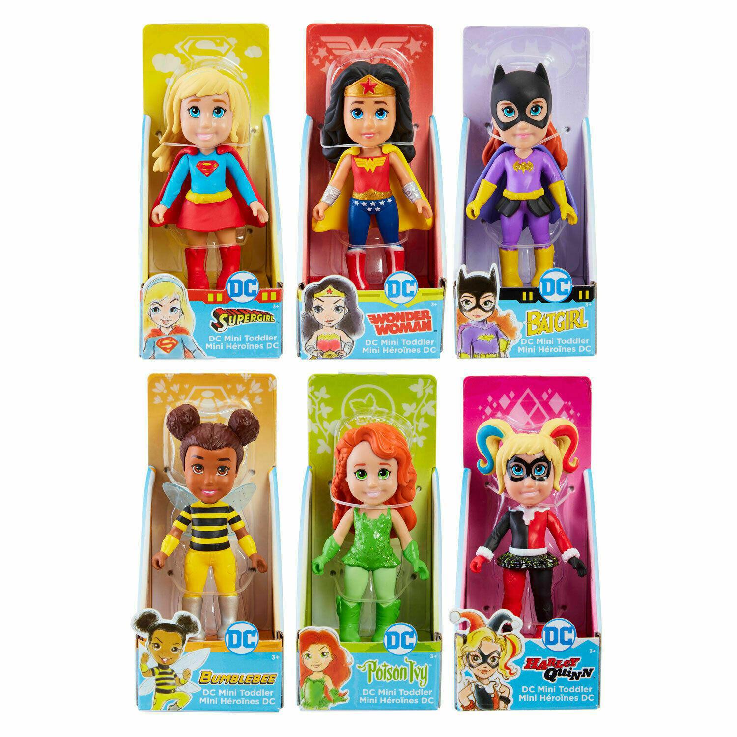 DC Mini Toddler Super Hero Girls Harley Quinn 3 Mini Figure