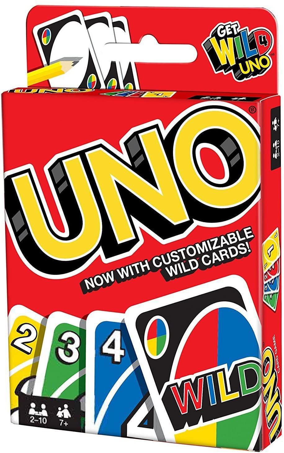 Mattel games Uno All Wild Card Game Multicolor