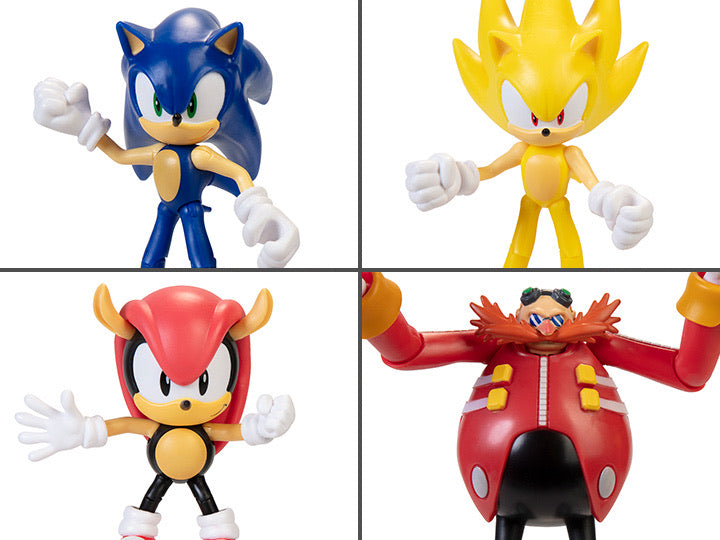 Sonic the Hedgehog - Super Sonic with Chaos Emerald 4 Action Figure