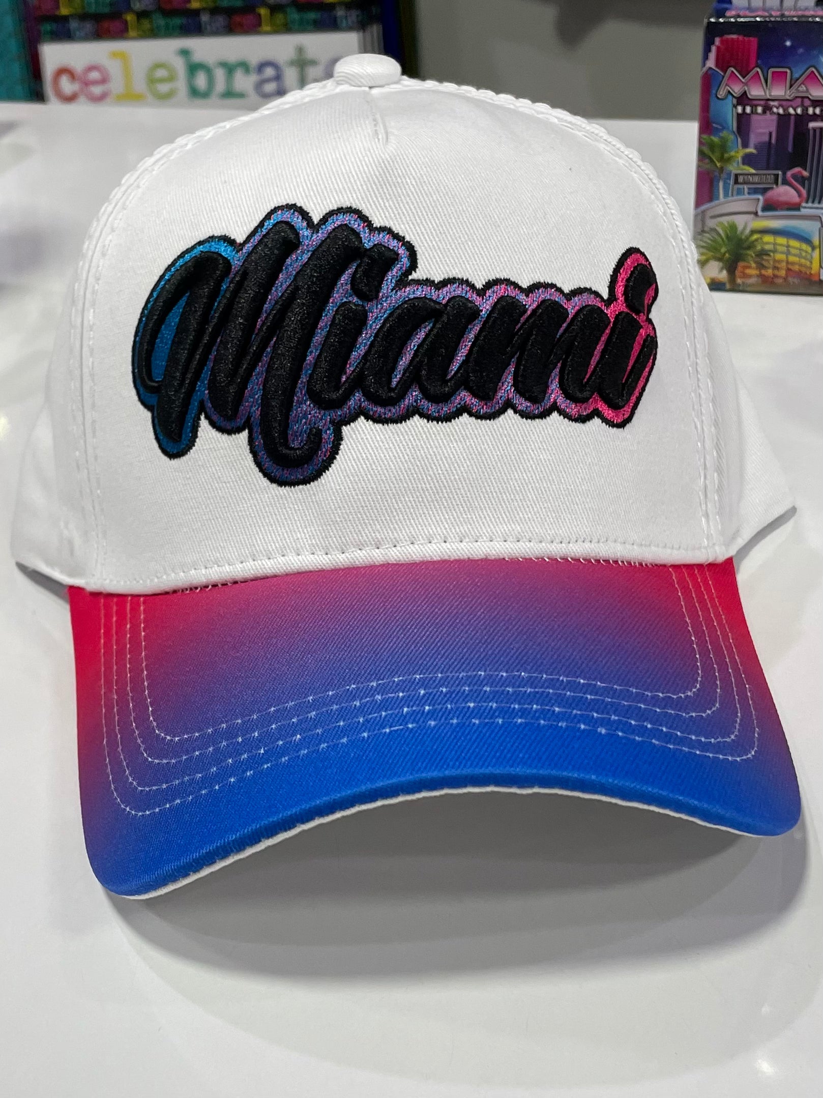 Miami Hat/Cap Adult Size - One Size Fits Most, Mom Gift Baseball Hat –