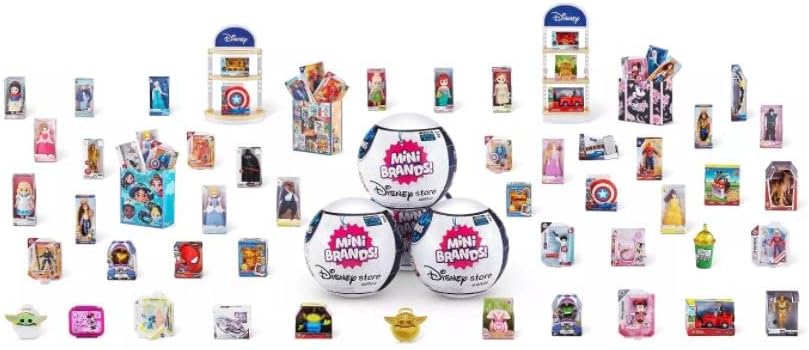 5 Surprise Mini Brands Disney Store Exclusive Series 1 Capsule Collectibles