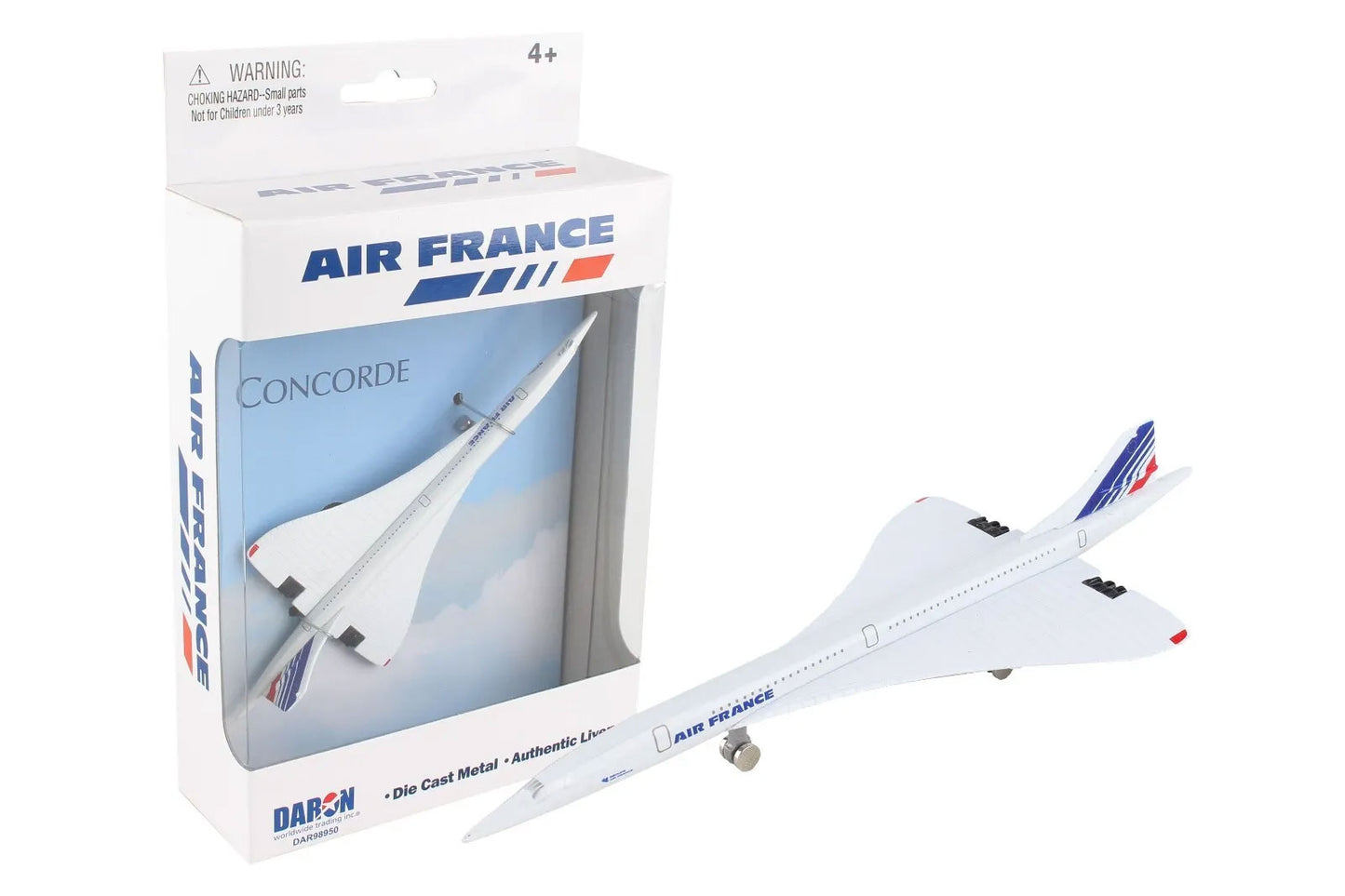 Air France Concorde Die-cast Single Plane Toy