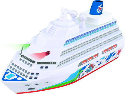 Daron Cruise Ship Pullback with Lights & Sounds Toy