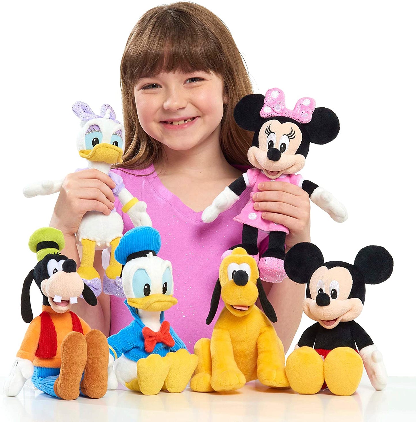 Disney Junior Mickey Mouse Beanbag Plush - Minnie Mouse, by Just Play ,9 Inches
