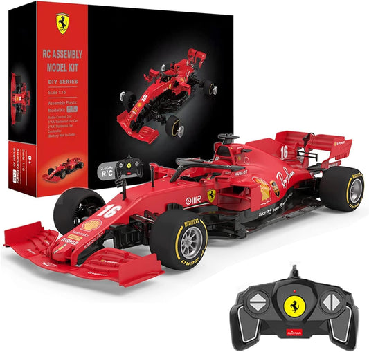 Ferrari F1 SF1000 RC Car 1:16 Scale 2.4GHz Remote Control Car 65 pieces Building Kits F1 Model Vehicle Toy