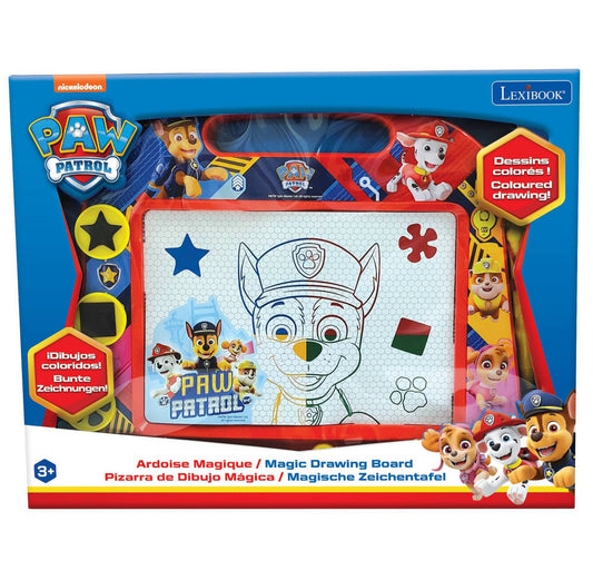 Lollipop PAW Patrol Magnetic Drawing Board with Stylus and 3 Stamps for Boys or Girls (Blue)