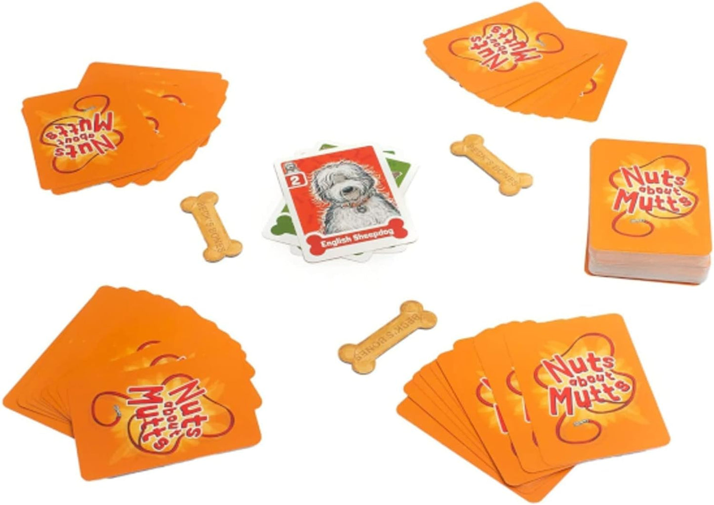 Grandpa Beck's Games Nuts About Mutts - Family-Friendly Hand-Elimination Card Game - for Kids, Teens, and Adults