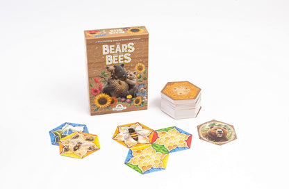 Grandpa Beck's Games The Bears and The Bees | Strategic Tile Laying Card Game for Kids, Teens, & Adults, 2-5 Players 7+