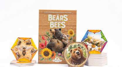 Grandpa Beck's Games The Bears and The Bees | Strategic Tile Laying Card Game for Kids, Teens, & Adults, 2-5 Players 7+