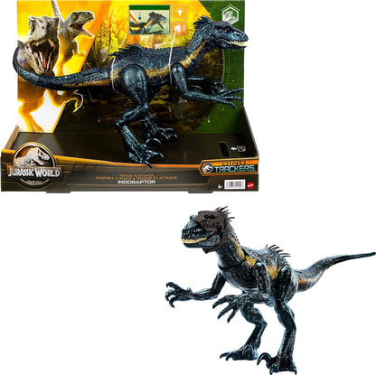 Jurassic World Toys Dinosaur Figure Indoraptor Track N Attack with Tracking Gear & 3 Attack