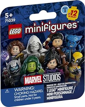 LEGO 71039 Marvel Series 2 Mini Figures, 1 of 12 To Collect (1 Piece - Style Randomly)