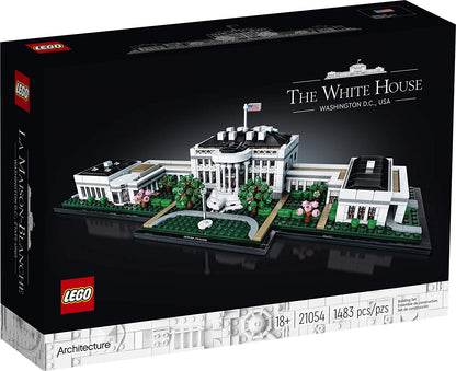 LEGO Architecture Collection: The White House 21054 - Model Building Kit, Creative Set for Adults and Teens, Energizing DIY Project