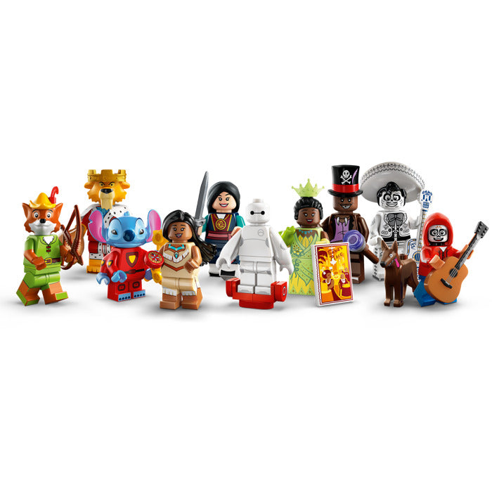 LEGO Minifigures Disney 100 Limited Edition 71038 Collectible Figures, Surprise Buildable Disney Characters for Role Play (1 Random Figure)