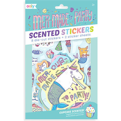 OOLY Stickiville Made to Party Scented Cool Stickers for Kids - Sticker Book - Pick your favorite one