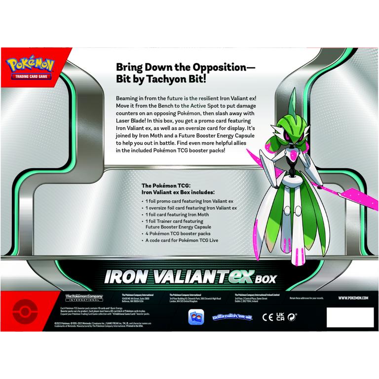 Pokemon TCG: Roaring Moon ex Box or Iron Valiant ex Box - 1 Box Randomly Pick