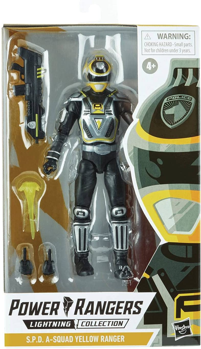 Power Rangers Lightning SPD A Squad Black/Yellow Action Figure