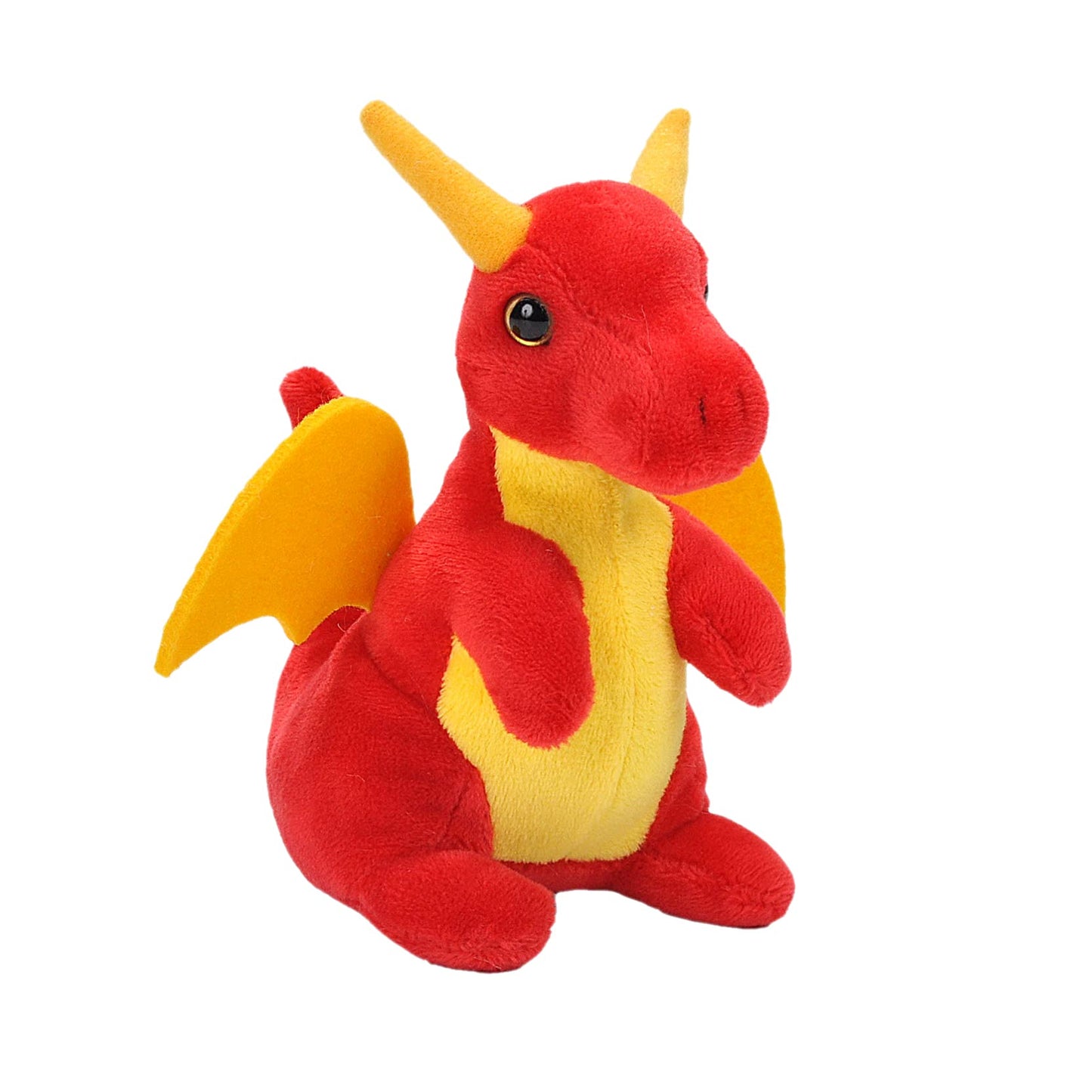 Wild Republic Pocketkins Eco Dragon, Stuffed Animal, 5 Inches, Plush Toy, Made from Recycled Materials, Eco Friendly