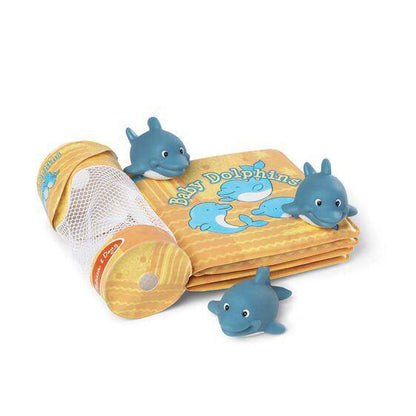 Melissa & Doug Float-Alongs - Baby Floating Toys Dolphins And Bath Book