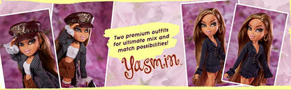 Bratz Collector Doll - Yasmin, Multicolor Deluxe Girls Doll With Mix and match Outfits- Premium 10” doll