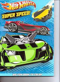 Hot Wheels Big Fun Book to Color- Super Speed Paperback: 80pg Coloring Book