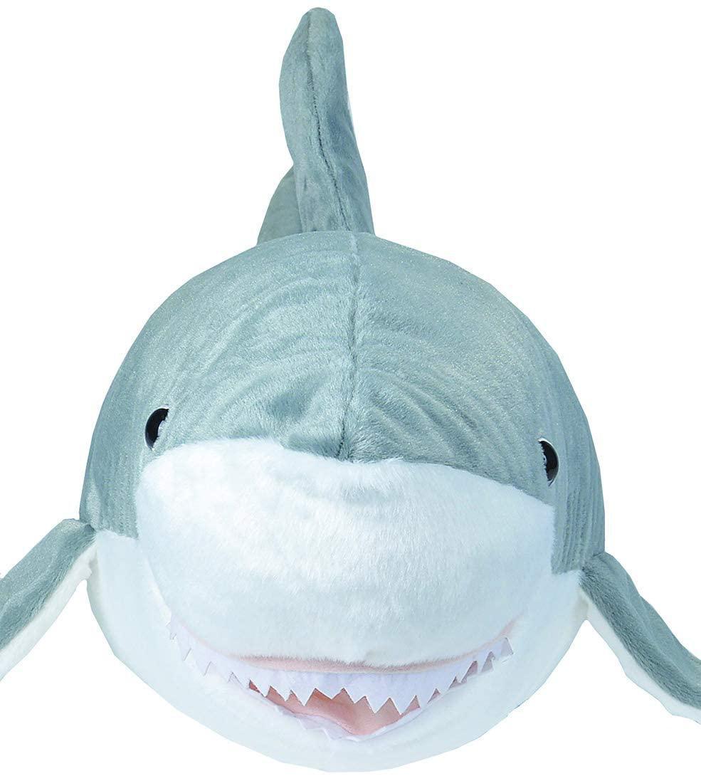 Jumbo Great White Shark Plush, Giant Stuffed Animal, Plush Toy, Gifts for Kids, 30 Inches