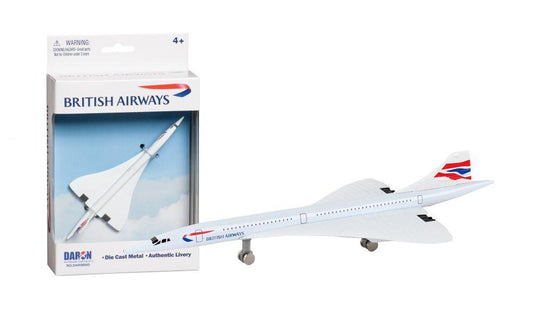 British Airways Die-Cast Concorde Single Plane Toy
