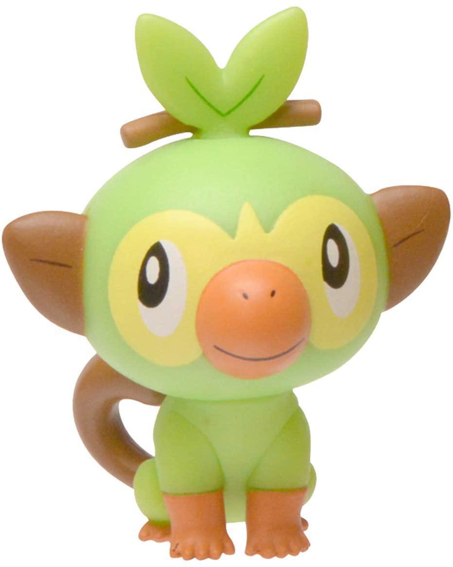 Pokemon New Sword and Shield Battle Action Figure 2 Pack - Pikachu and Grookey 2" Figures
