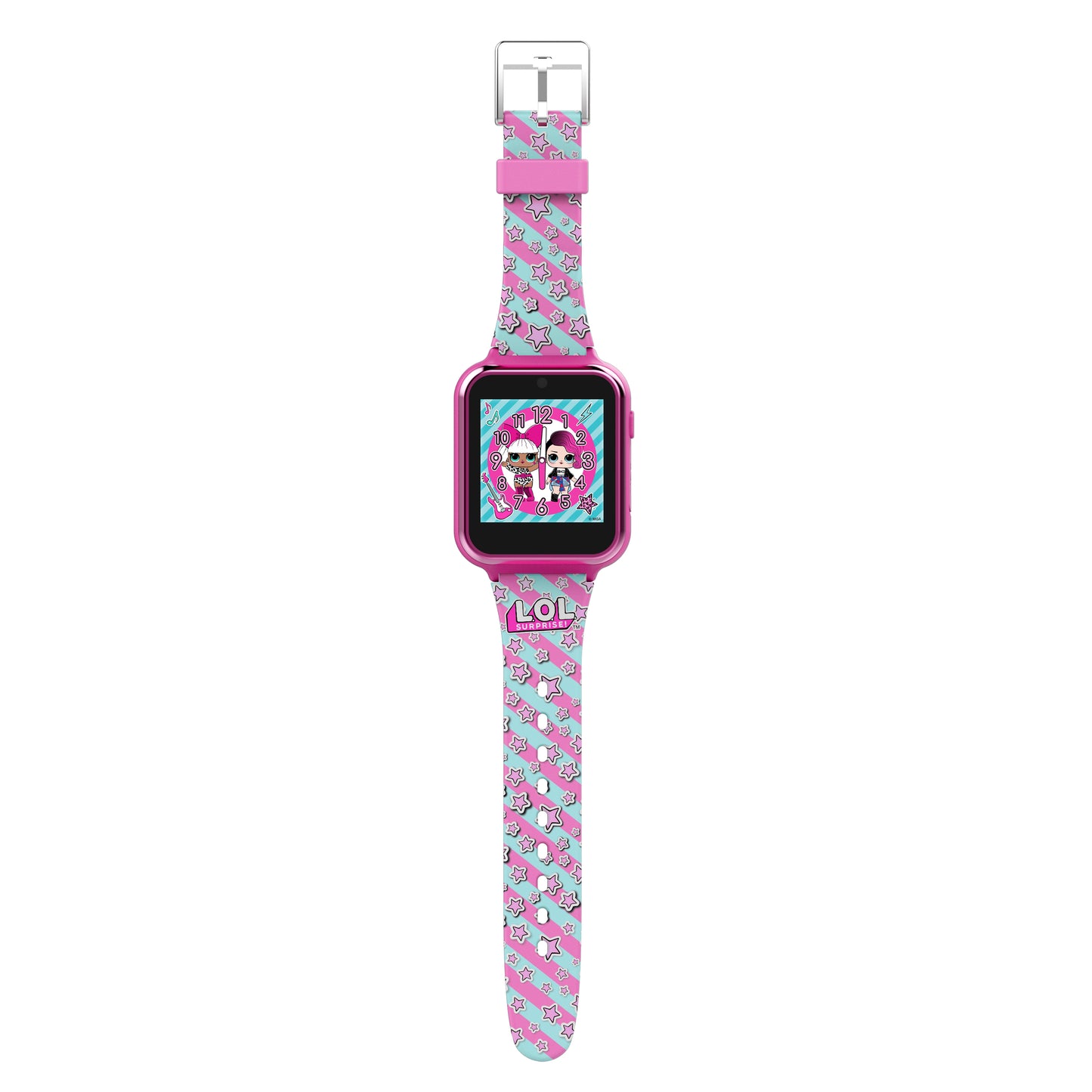 L.O.L. Surprise! Touch-Screen Smartwatch, Built in Selfie-Camera, Easy-to-Buckle Strap, Pink Smart Watch - Model: LOL4104