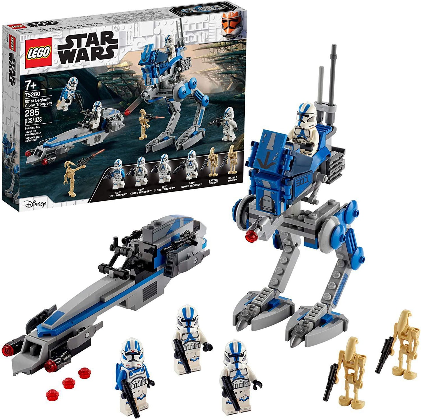 LEGO Star Wars 501st Legion Clone Troopers 75280 Building Kit, Great Gift or Special Surprise for Kids, New 2020 (285 Pieces)