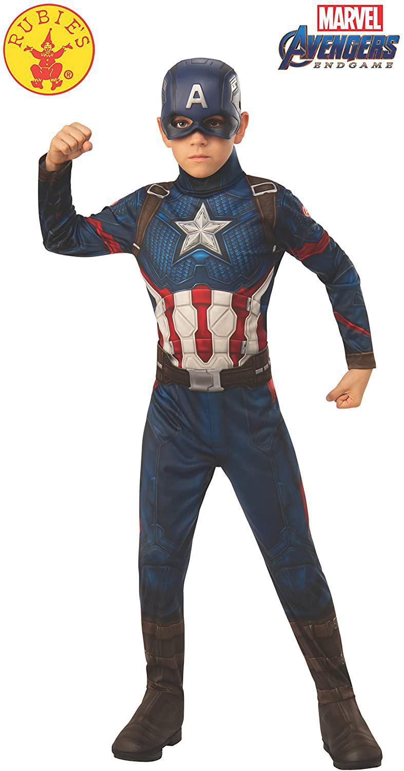 Rubie's Marvel: Avengers Endgame Child's Captain America Kids Costume & Mask