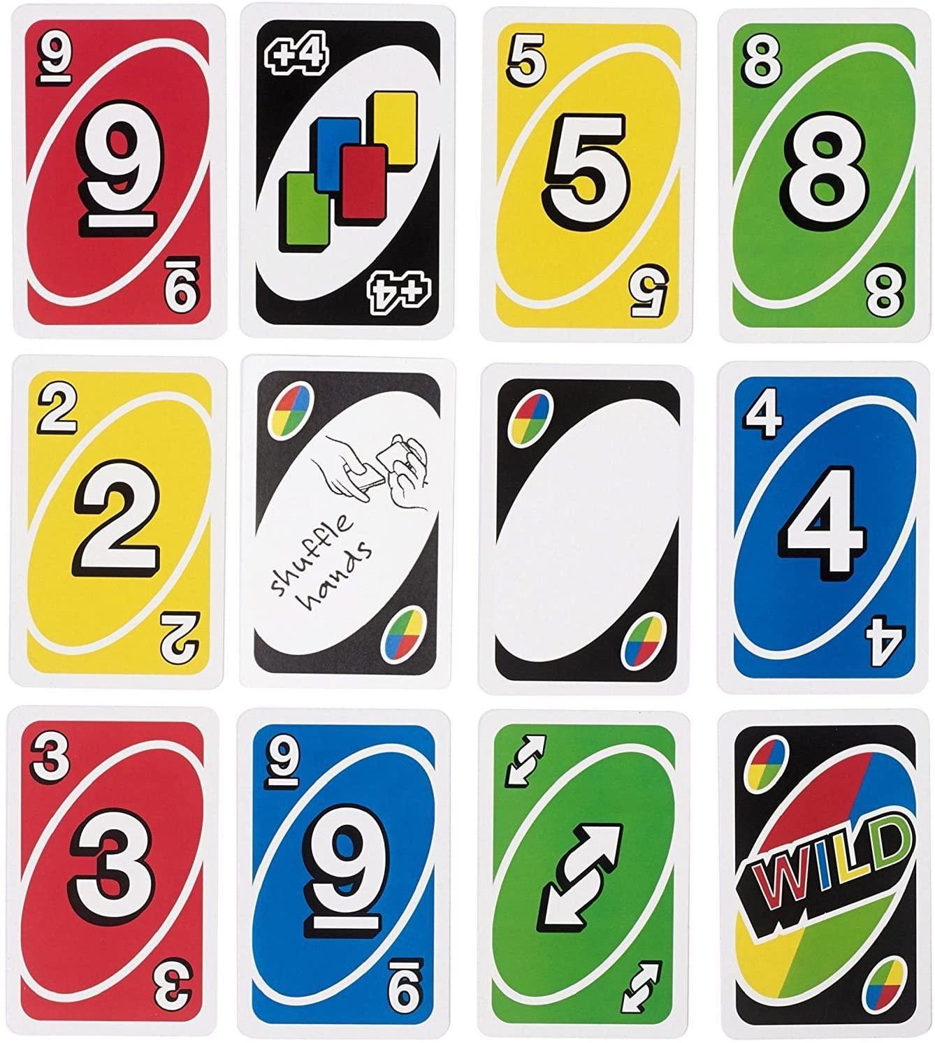 Mattel Games UNO Card Game Customizable with Wild Cards (42003)