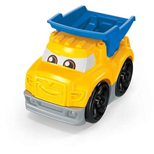 Mattel DDC Mega First Racers Little Builders Truck with Rolling Wheels