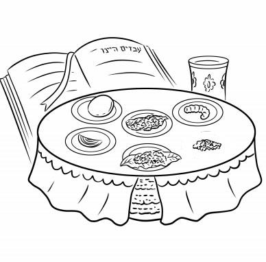 Passover Paint Book Water Craft, Includes 12 Coloring Pages- Great Passover Gift