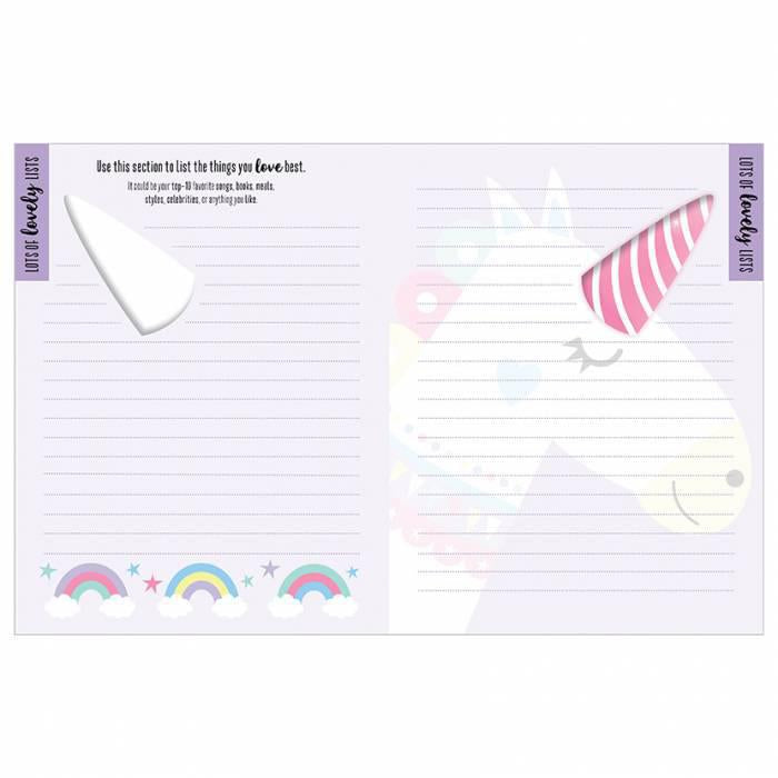Unicorn Universe Journal  Fun Book Features A Gorgeous Unicorn With a Light-Up Horn