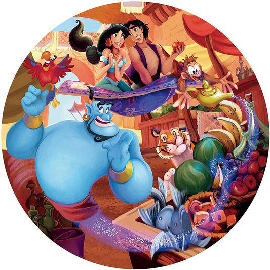 New Ceaco The Disney Collection Aladdin Jigsaw Puzzle and Poster, 500 Pieces