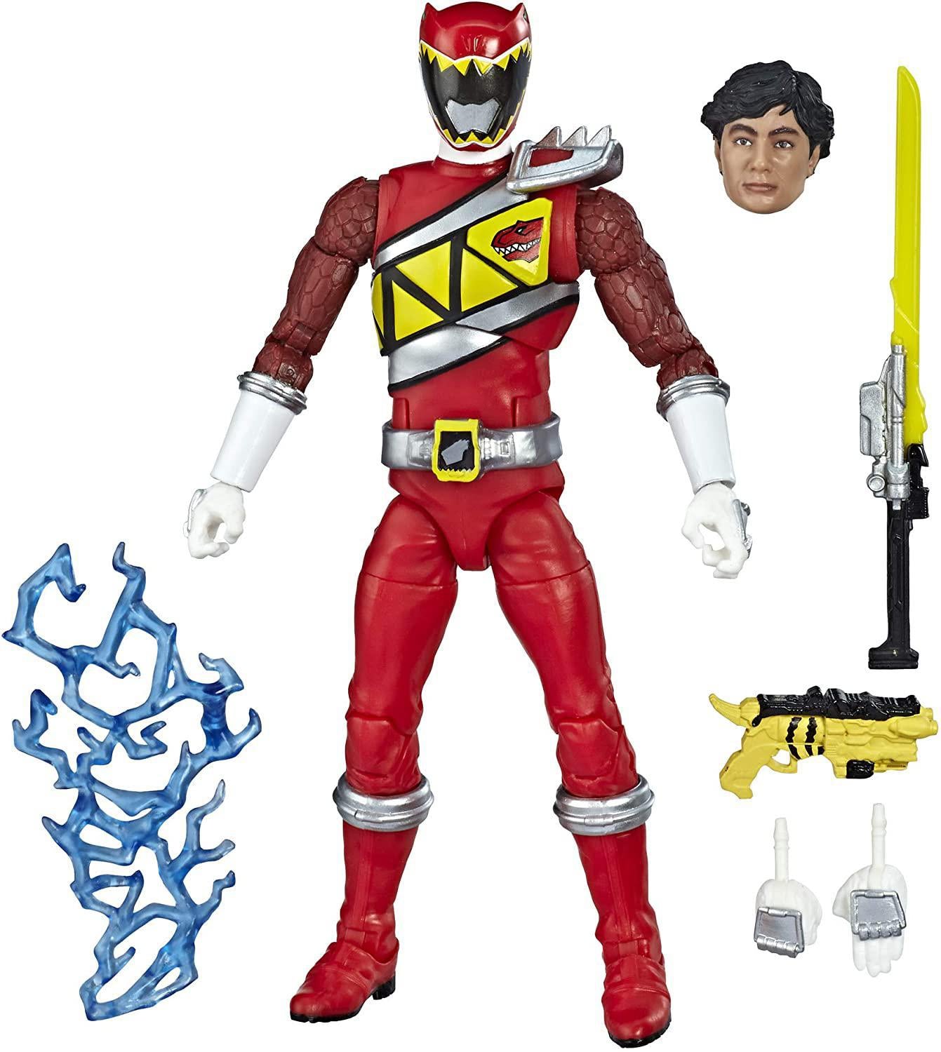 Power Rangers Lightning Collection 6-Inch Dino Charge Red Ranger Collectible Action Figure