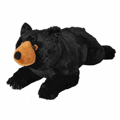 Wild Republic Jumbo Black Bear Plush, Giant Stuffed Animal, Plush Toy, Gifts for Kids, 30 Inches