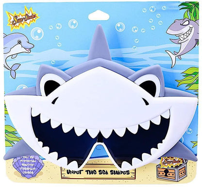 Sun-Staches Costume Sunglasses Animal Shark Party Favors UV400