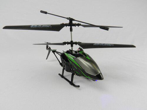 RC Helicopter, Remote Control Helicopter with Gyro and LED Light 3.0 Channel Alloy Helicopter for Kids & Adult Toy Gift