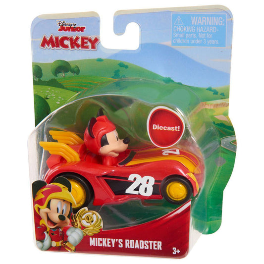 Disney Mickey Mouse Die Cast Vehicles, Mickey Roadster, Ages 3+