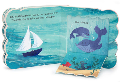 Little Blue Boat Chunky Lift-a-Flap Baby/Kids Book