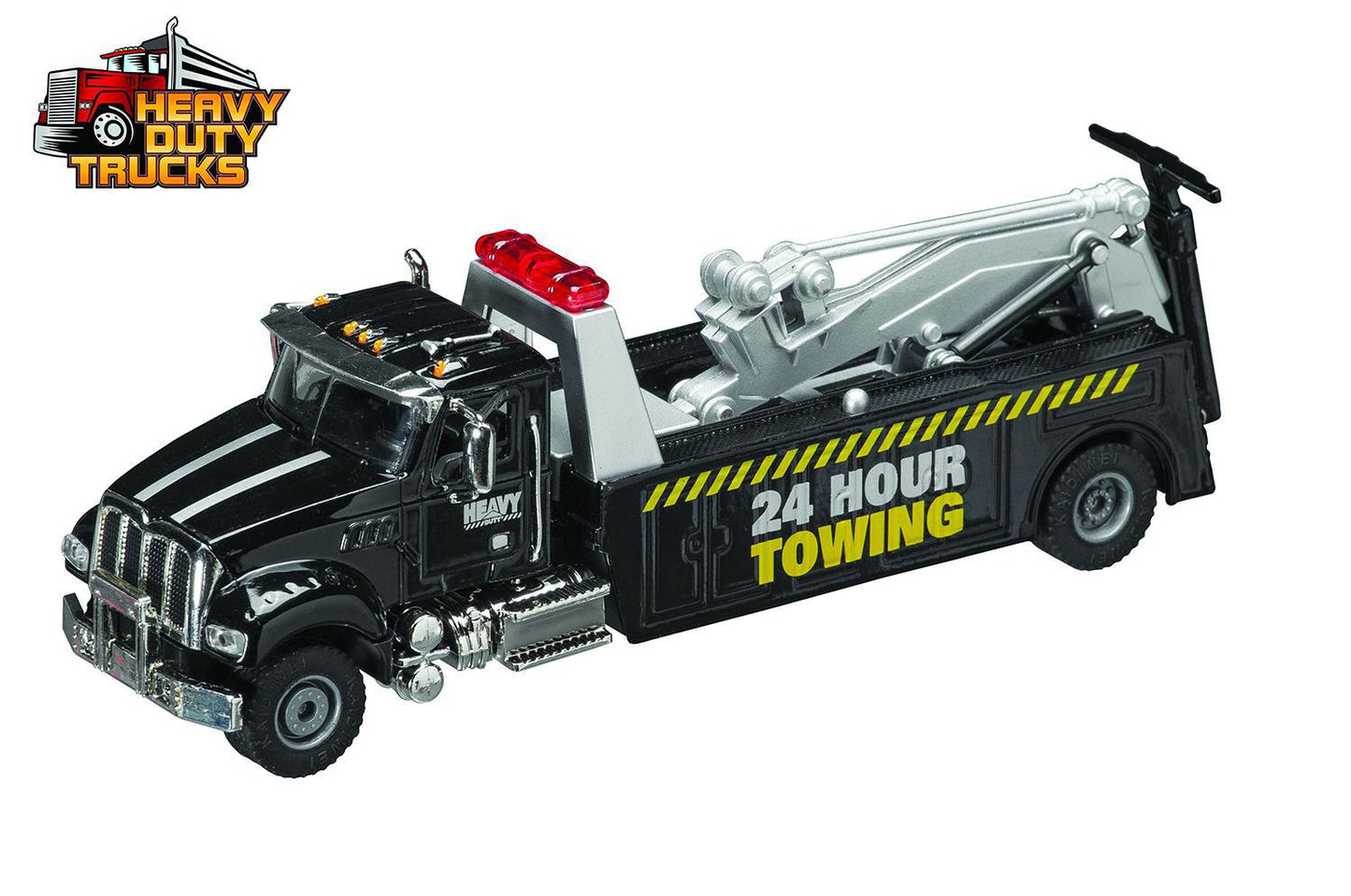 Realistic Heavy Duty Tow Truck 1/50 Die Cast Truck - Pullback and Go Action Tow Truck Vehicle!