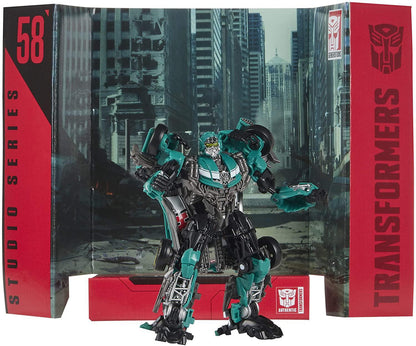 Transformers Toys Studio Series 58 Deluxe Class Dark of The Moon Movie Roadbuster Action Figure , 4.5-inch