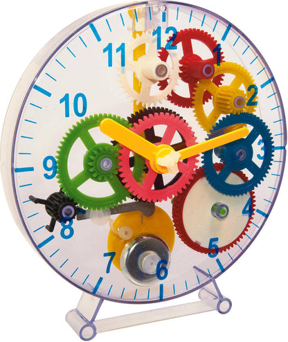 Construct a Clock-Teach your kids how gears and cogs work