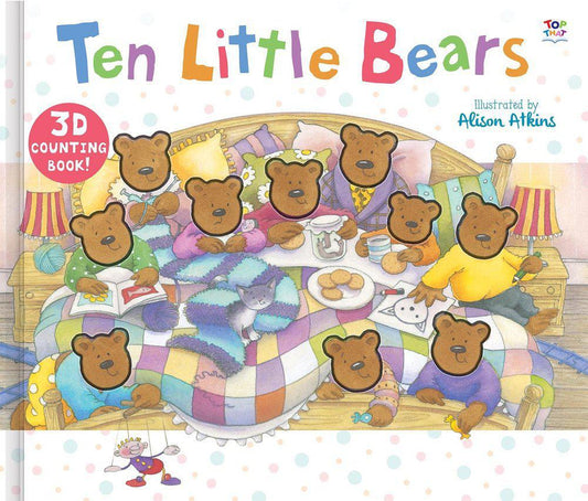 Ten Little Bears (Counting to Ten Books) Hardcover Kids 3 - 6 years Book