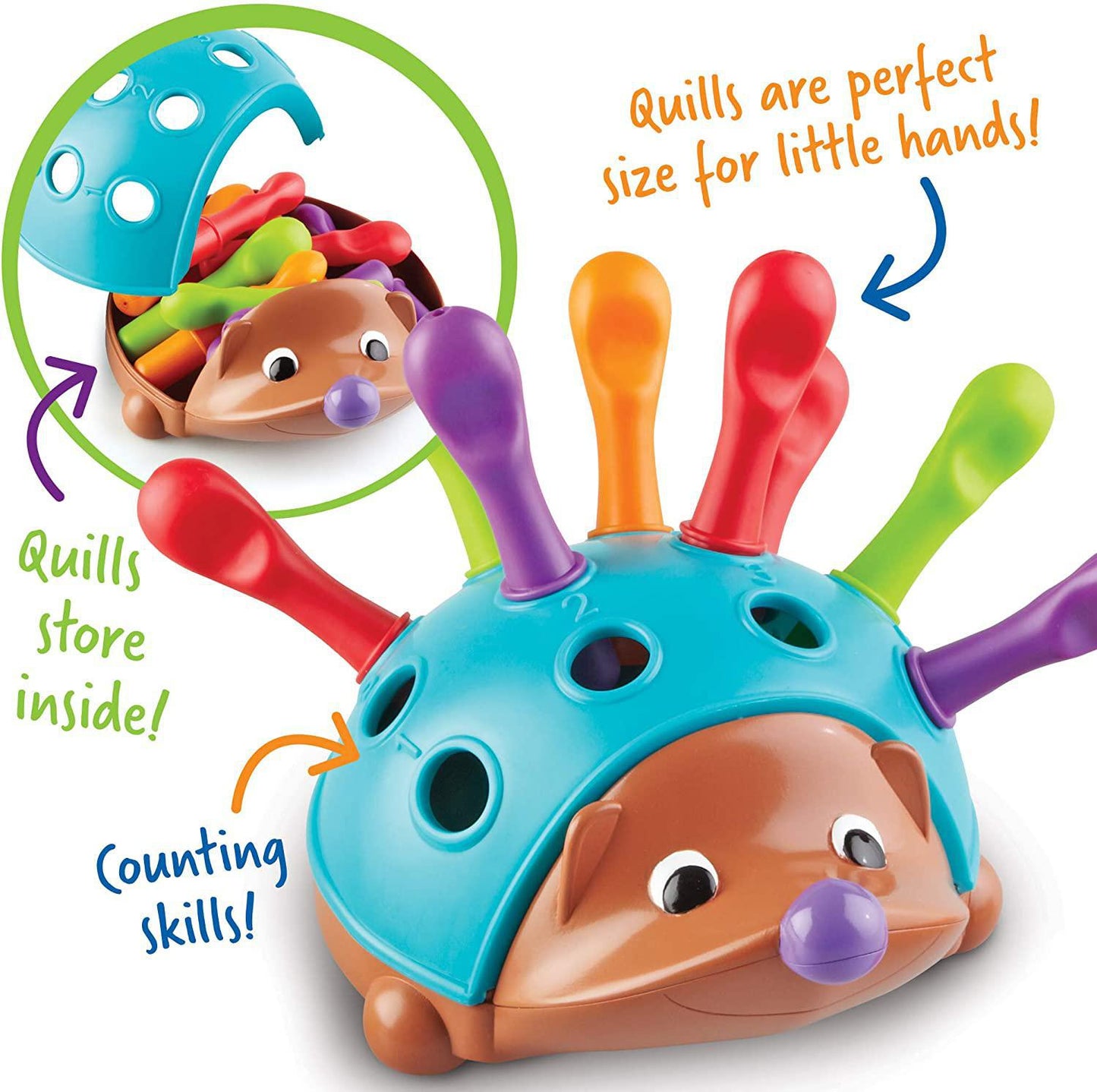 Spike The Fine Motor Hedgehog, Sensory, Fine Motor Toy, Toys for Toddlers, Ages 18 months+