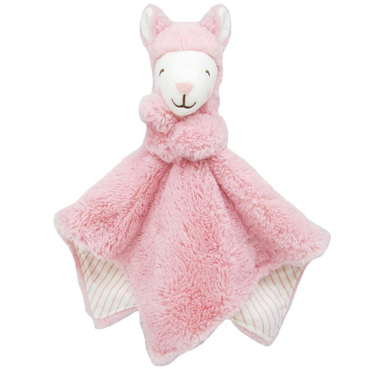 Carter's Baby Girl Cuddling Pink Llama Cuddle Plush Blankie