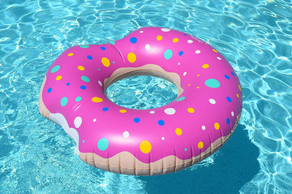 Sprinkled Donut Pool Float - Inflatable Ring Pool Float