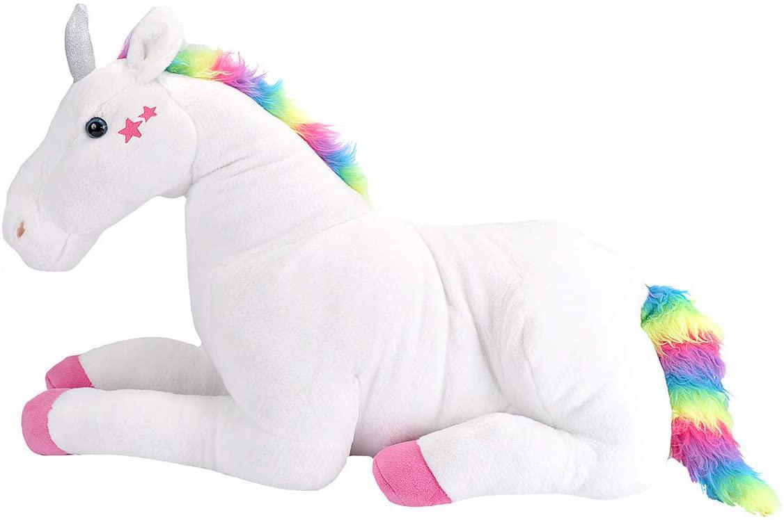 Wild Republic Jumbo Unicorn Plush, Giant Stuffed Animal, Plush Toy, Kids Gifts, Unicorn Party Supplies, 30"