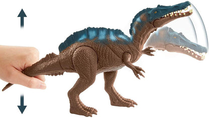 Jurassic World Sound Strike Irritator Dinosaur Action Figure with Strike and Chomping Action, Realistic Sounds, Movable Joints, Ages 4 and Up